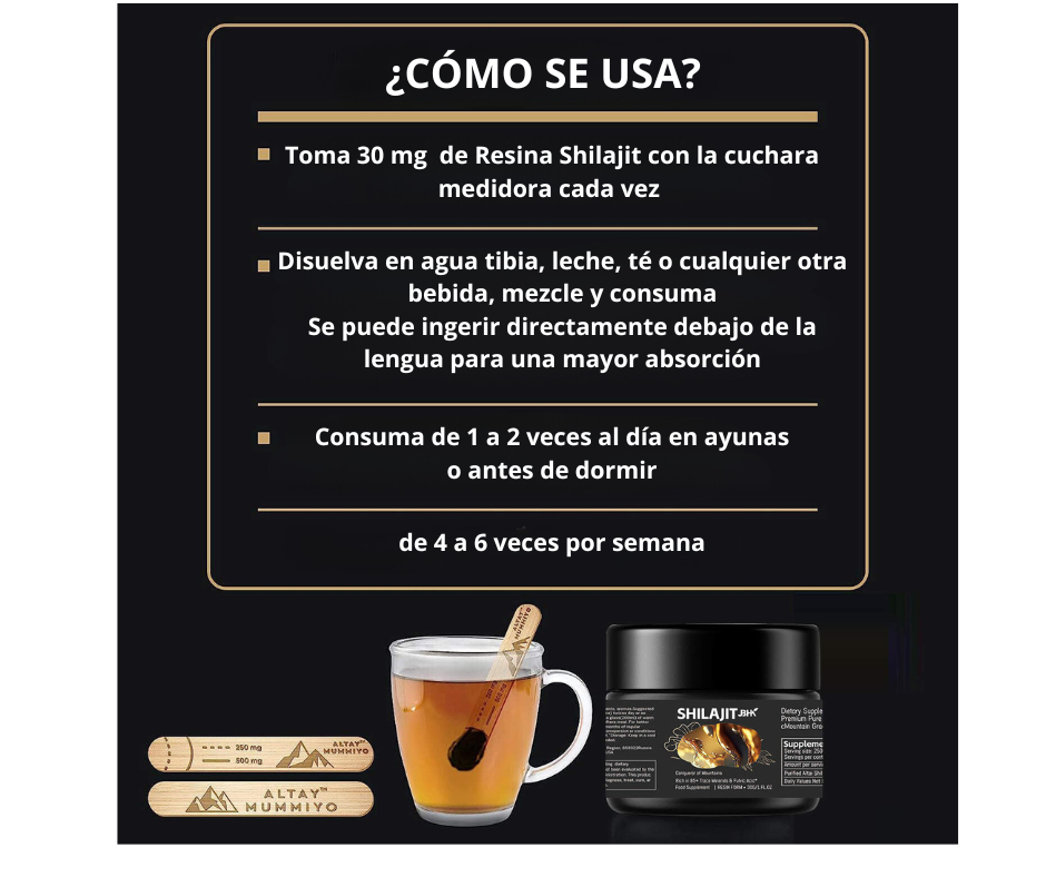 Shilajit - La Fuente Natural de Energía y Vitalidad